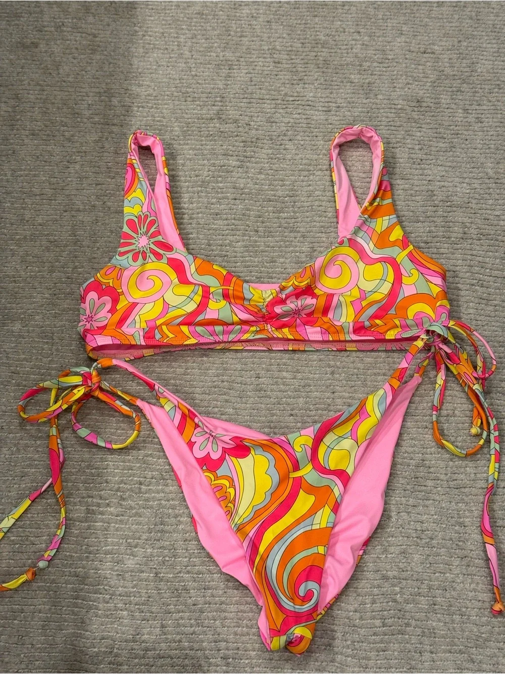 Frankie’s Bikinis Tie-Side Bikini One Piece